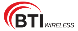 Logotipo inalámbrico BTI pequeño