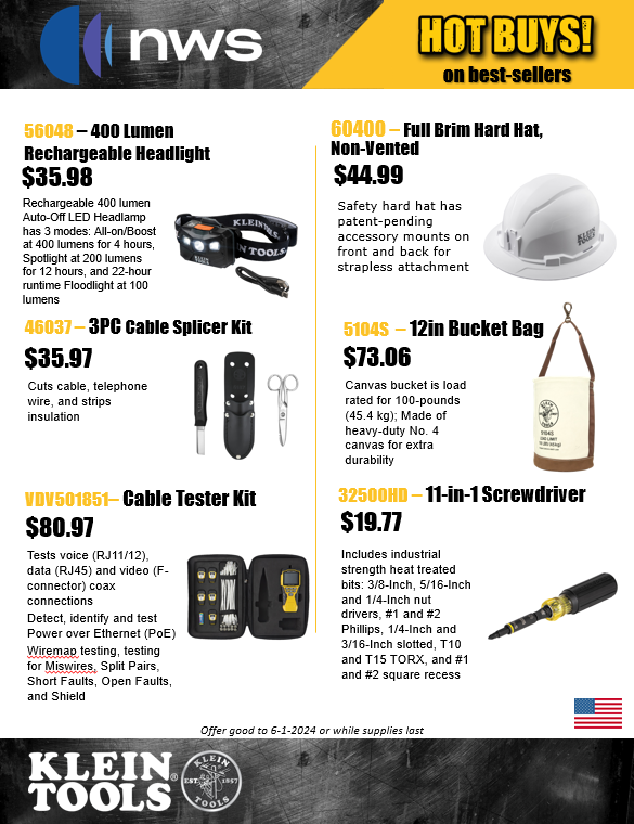 Hot Buys on Best-Sellers from Klein Tools