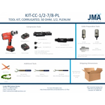 JMA Wireless tool kits, telecom tool kits, kit-cc-12-78-pl