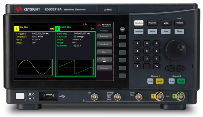 Keysight EDU33210 Series 20 MHz function arbitrary waveform generator