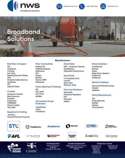 NWS Broadband Line Card 2025