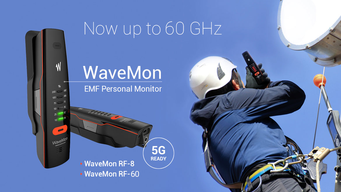 wavemon-rf-60 personal EMF monitor at Gap Wireless